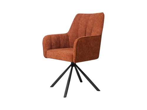 BLACK RED WHITE Bürostuhl Komfort Metal Gestell in Orange von BLACK RED WHITE