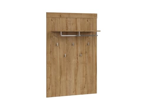BLACK RED WHITE Kleiderständer Holten - Freistehend - braun - B 92,5 x H 132 x T 24,5 cm - pflegeleicht - płyta meblowa - modernes Design für Ihr Zuhause BLACK RED WHITE Kleiderständer Holten - Freistehend - braun - B 92,5 x H 132 x T 24,5 cm - pflegeleicht - płyta meblowa - modernes Design für Ihr Zuhause von BLACK RED WHITE