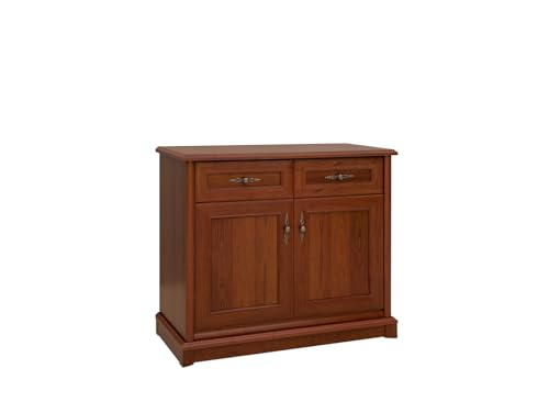 BLACK RED WHITE Kommode Kommode mit Schubladen Kent | Sideboard im Retro Stil | für Wohnzimmer, Esszimmer, Schlafzimmer | Braun BLACK RED WHITE Kommode Kommode mit Schubladen Kent | Sideboard im Retro Stil | für Wohnzimmer, Esszimmer, Schlafzimmer | Braun von BLACK RED WHITE