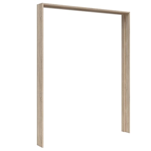 BLACK RED WHITE Maskierungsleiste Tetrix Eiche Sonoma 160,5x199 cm Beige von BLACK RED WHITE