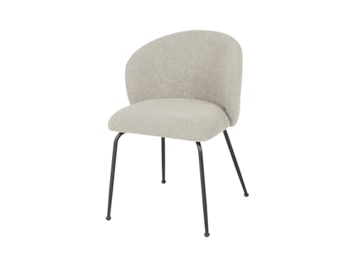 BLACK RED WHITE Polsterstuhl Boucle Taupe 59x57x79 cm BLACK RED WHITE Polsterstuhl Boucle Taupe 59x57x79 cm von BLACK RED WHITE