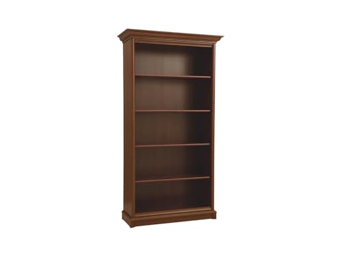 BLACK RED WHITE Regal Kent 110 cm mit 4 Regalen Kirsche braun Tiefe 43 cm Breite 110 cm Höhe 204,5 cm Möbelplatte moderner Stil elegant und robust BLACK RED WHITE Regal Kent 110 cm mit 4 Regalen Kirsche braun Tiefe 43 cm Breite 110 cm Höhe 204,5 cm Möbelplatte moderner Stil elegant und robust von BLACK RED WHITE