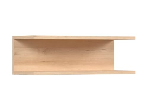 BLACK RED WHITE Wandregal Namek 61 cm Iconic Buche - Stilvolles Design, ideal für das Moderne Zuhause, robuste Möbelplatte, Belastbarkeit bis 5 kg von BLACK RED WHITE
