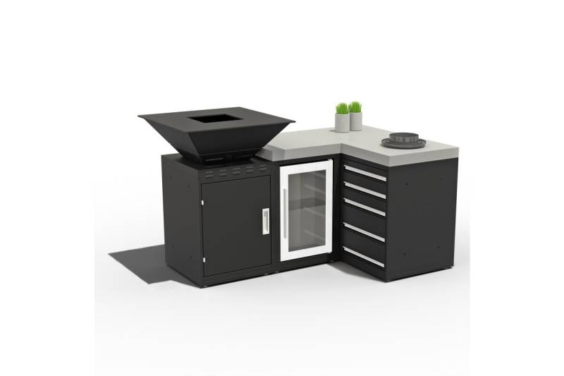 BLACKBULL 4er Kitchen Block Gas Corner von BLACKBULL