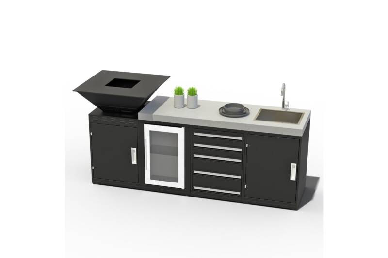 BLACKBULL 4er Kitchen Block Gas Sink von BLACKBULL