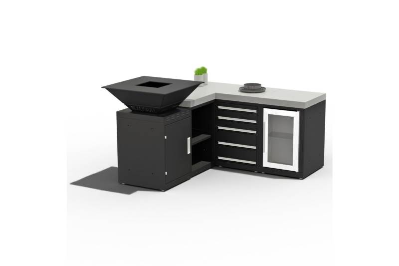 BLACKBULL 5er Kitchen Block Holz Corner von BLACKBULL