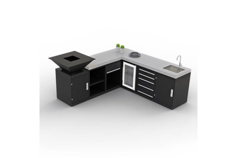 BLACKBULL 7er Kitchen Block Holz von BLACKBULL
