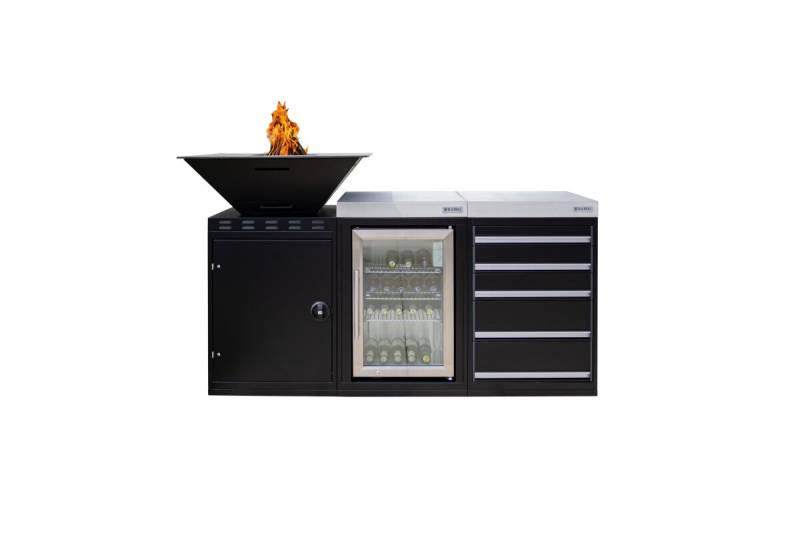 BLACKBULL KitchenBlock Wood M Schwarz von BLACKBULL