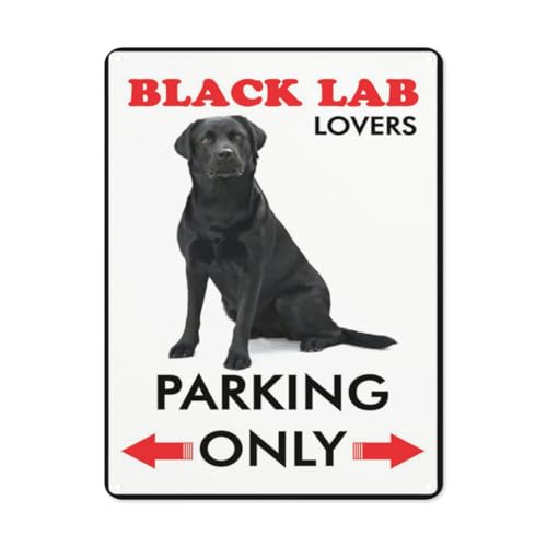 BLACKCUTTER Hinweisschild mit englischer Aufschrift "Warning Danger", schwarzes Lab Lovers Parking Only Dog-Schild, Straßenschild, Geschäftsschilder für Parkplatz, Aluminium-Metall-Blechschild, 30,5 x BLACKCUTTER Hinweisschild mit englischer Aufschrift "Warning Danger", schwarzes Lab Lovers Parking Only Dog-Schild, Straßenschild, Geschäftsschilder für Parkplatz, Aluminium-Metall-Blechschild, 30,5 x von BLACKCUTTER