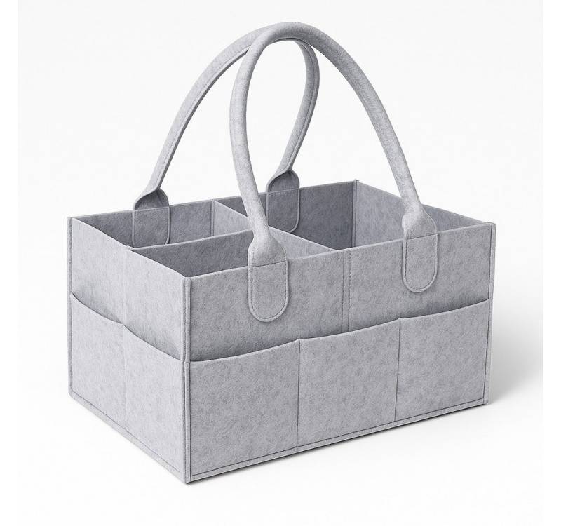 BLACKROCK Allzweckkorb Wickeltisch Organizer, Filztasche für Kinderwagen, Auto, Aufbewahrungskorb, Multifunktional, Flexible Einteilung von BLACKROCK