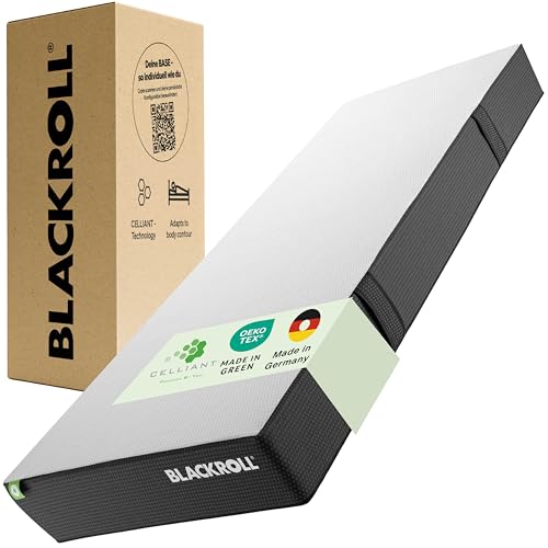 BLACKROLL® Recovery Base Matratze 80 x 200, Hybridschaum, individuelle Konfiguration & unterschiedliche Härtegrade möglich, inkl. Topper mit Memory- Effekt, Made in Germany von BLACKROLL