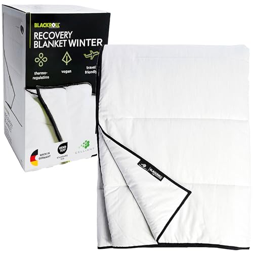 BLACKROLL® Recovery Blanket Winter - Atmungsaktive Winterdecke mit CELLIANT®-Regeneration, 155x220cm, Made in Germany, Vegan von BLACKROLL