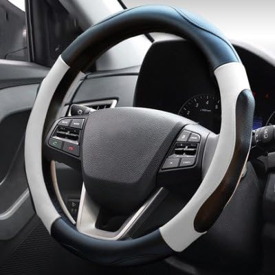 BLAFT Lenkradbezug für FIAT Doblo II 2010-2018 2019 2020 2021 2022 2023 2024, Anti Rutsch Gemütliche Atmungsaktive Lenkradschoner lenkradschoner Auto-lenkradabdeckung Zubehör für den Autoinnenraum von BLAFT