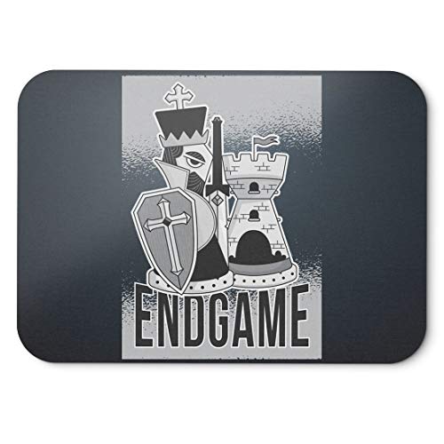 BLAK TEE Chess Piece Checkmate Mouse Pad 18 x 22 cm in 3 Colours Black BLAK TEE Chess Piece Checkmate Mouse Pad 18 x 22 cm in 3 Colours Black von BLAK TEE