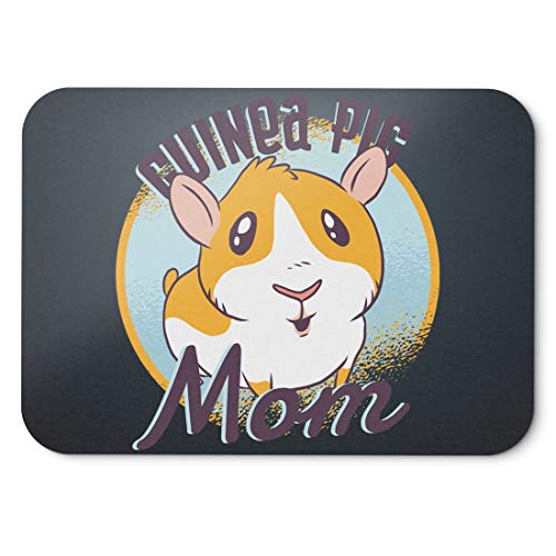 BLAK TEE Cute Guinea Pig Mom Illustration Mouse Pad 18 x 22 cm in 3 Colours Black BLAK TEE Cute Guinea Pig Mom Illustration Mouse Pad 18 x 22 cm in 3 Colours Black von BLAK TEE