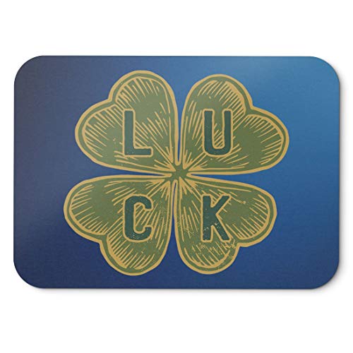 BLAK TEE Four-Leaf Clover of Luck Mouse Pad 18 x 22 cm in 3 Colours Blue BLAK TEE Four-Leaf Clover of Luck Mouse Pad 18 x 22 cm in 3 Colours Blue von BLAK TEE