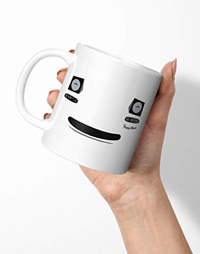 BLAK TEE MX5 Miata Smile Face Funny Porcelain Coffee and Tea Mug 330 ml BLAK TEE MX5 Miata Smile Face Funny Porcelain Coffee and Tea Mug 330 ml von BLAK TEE