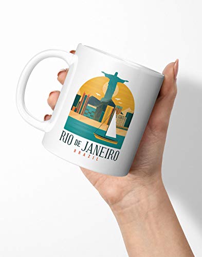 BLAK TEE Rio de Janeiro Brazil Porcelain Coffee and Tea Mug 330 ml BLAK TEE Rio de Janeiro Brazil Porcelain Coffee and Tea Mug 330 ml von BLAK TEE