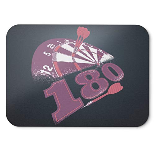 BLAK TEE Shooting Darts into Bullseye 180 Mouse Pad 18 x 22 cm in 3 Colours Black BLAK TEE Shooting Darts into Bullseye 180 Mouse Pad 18 x 22 cm in 3 Colours Black von BLAK TEE