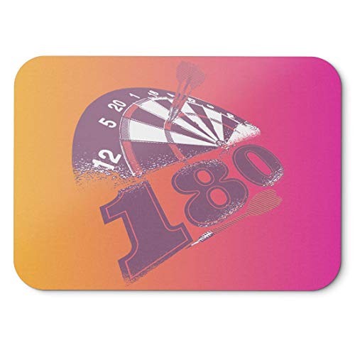 BLAK TEE Shooting Darts into Bullseye 180 Mouse Pad 18 x 22 cm in 3 Colours Pink Yellow BLAK TEE Shooting Darts into Bullseye 180 Mouse Pad 18 x 22 cm in 3 Colours Pink Yellow von BLAK TEE