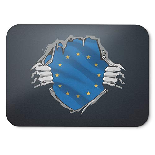 BLAK TEE Superheroes Costume EU Flag Mouse Pad 18 x 22 cm in 3 Colours Black BLAK TEE Superheroes Costume EU Flag Mouse Pad 18 x 22 cm in 3 Colours Black von BLAK TEE