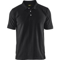 Arbeits-Polo kurzarm Piqué 3324 - Schwarz 4XL von BLAKLADER