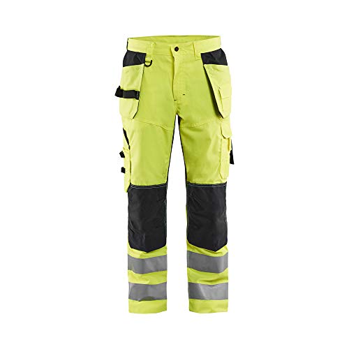 Blaklader 156518115349C50 High Vis Arbeitshose mit Ventilationseffekt, High Vis Orange/Grün, Größe C50 von BLÅKLÄDER