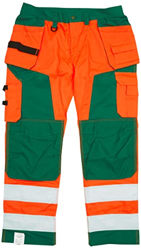 Blaklader 156818115349C46 Handwerker Arbeitshose, High Vis Orange/Grün, Größe C46 Blaklader 156818115349C46 Handwerker Arbeitshose, High Vis Orange/Grün, Größe C46 von BLÅKLÄDER