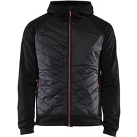 Blaklader - Blakläder Hybrid Sweater Service Plus, schwarz / rot, Unisex-Größe: m Blaklader - Blakläder Hybrid Sweater Service Plus, schwarz / rot, Unisex-Größe: m von BLAKLADER