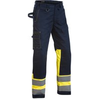 Blakläder Multinorm-Bundhose, marineblau / gelb, Konfektionsgröße 48 von BLAKLADER