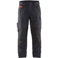 Blaklader - Blakläder Service Bundhose Service Plus, schwarz / rot, Konfektionsgröße 28 Grammatur 250 Blaklader - Blakläder Service Bundhose Service Plus, schwarz / rot, Konfektionsgröße 28 Grammatur 250 von BLAKLADER