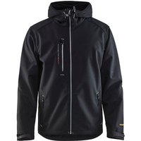 BLAKLADER Softshelljacke mit Kapuze - Schwarz/Grau - 494925179992XXL von BLAKLADER