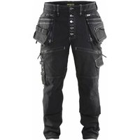 Handwerkerhose Blaklader X1900 - Stretch T.52 - schwarz - 199911419900-52 von BLAKLADER
