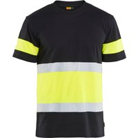 Hochsichtbares Arbeitsshirt 3387 - Schwarz/Neongelb XL Hochsichtbares Arbeitsshirt 3387 - Schwarz/Neongelb XL von BLAKLADER