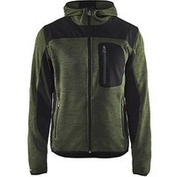 BLAKLÄDER® Herren Strickjacke 4930 armygrün/schwarz Größe 2XL von BLAKLÄDER®