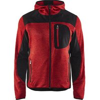 BLAKLÄDER® Herren Strickjacke 4930 rot/schwarz Größe 2XL von BLAKLÄDER®