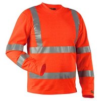 BLAKLÄDER® Herren Warnschutz-Langarmshirt 3381 orange Größe 4XL von BLAKLÄDER®