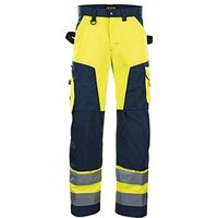 BLAKLÄDER® Herren Warnschutzhose 1566 gelb, marine Größe 22 von BLAKLÄDER®