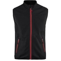 BLAKLÄDER® unisex Softshellweste 3850 schwarz, rot Größe 2XL von BLAKLÄDER®