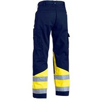 BLAKLÄDER® unisex Warnschutzhose 1564 marine, gelb Größe 21 von BLAKLÄDER®