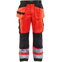 BLAKLÄDER® unisex Warnschutzhose HIGH-VIS "1533" rot, schwarz Größe 102 von BLAKLÄDER®