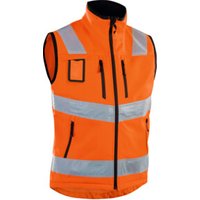 Blakläder Warnschutz-Softshell-Weste, orange, Unisex-Größe: L von Blakläder