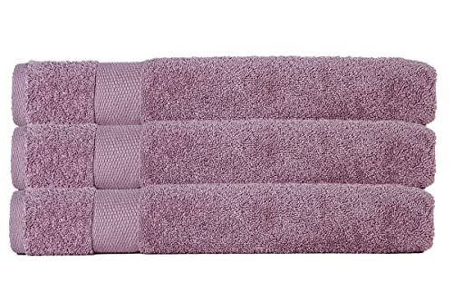 Set mit 3 Badetüchern, 70 x 130 cm, 500 g/m², Rosa, 3 Stück von BLANC AVENUE