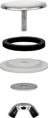 BLANCO Hahnlochstopfen mit einem Durchmesser von 48 mm Ø | Geeignet für Lochbohrungen bis max. 43 mm Durchmesser | Edelstahl von BLANCO