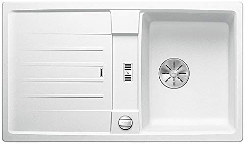 BLANCO 524904 Lexa 45 S Küchenspüle, weiß, 45 cm Unterschrank von BLANCO