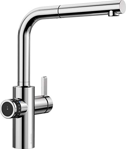 Blanco 525210 EVOL-S Volume Küchenarmatur mit Messbecherfunktion, 230 V, Chrom von BLANCO