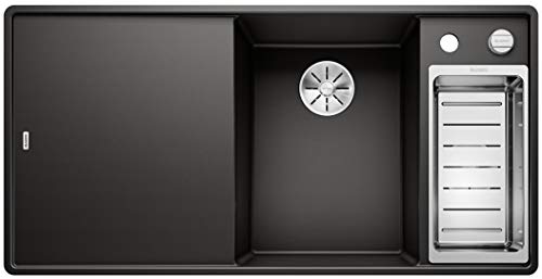 BLANCO 525854 AXIA III 6 S-F Küchenspüle, Schwarz, 60 cm Unterschrank von BLANCO