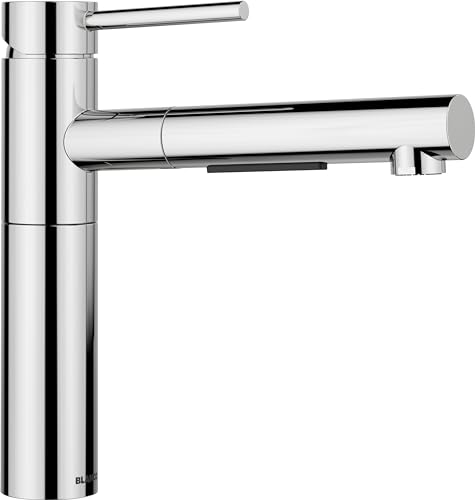 BLANCO ALTA-S-F II | Edelstahl | Küchenarmatur in chrom | Hochdruck | Mit herausziehbarem Schlauch | Vorfensterarmatur zur Montage vor einem Fenster | Gesicherte Wasserqualität & wassersparend BLANCO ALTA-S-F II | Edelstahl | Küchenarmatur in chrom | Hochdruck | Mit herausziehbarem Schlauch | Vorfensterarmatur zur Montage vor einem Fenster | Gesicherte Wasserqualität & wassersparend von BLANCO