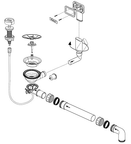 BLANCO Ablaufgarnitur 234068 mit Drehexcenter C-overflow InFino/Ventil/Ab- und Überlaufgarnitur BLANCO Ablaufgarnitur 234068 mit Drehexcenter C-overflow InFino/Ventil/Ab- und Überlaufgarnitur von BLANCO
