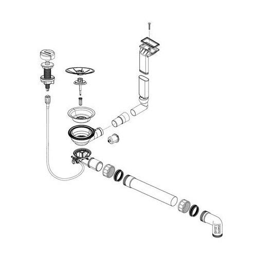 BLANCO Ablaufgarnitur 234070 mit Drehexcenter C-overflow InFino/Ventil/Ab- und Überlaufgarnitur BLANCO Ablaufgarnitur 234070 mit Drehexcenter C-overflow InFino/Ventil/Ab- und Überlaufgarnitur von BLANCO